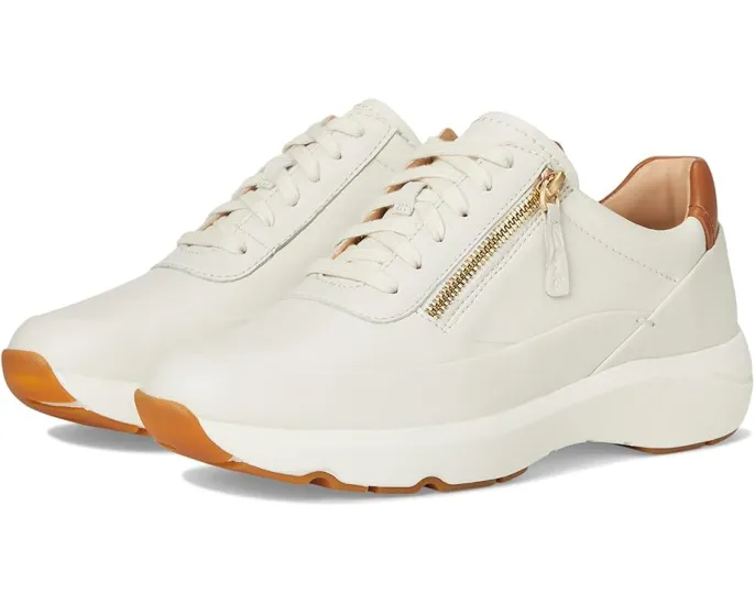 Кроссовки Clarks Tivoli Zip с боковой молнией и стелькой Contour Cushion