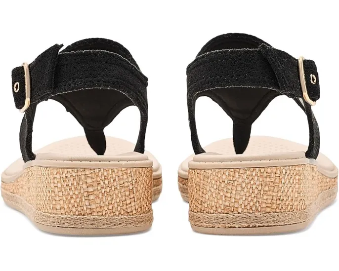 LifeStride пляжные сандалии Beachy Thong с клиновидным каблуком