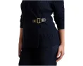 Свитер Lauren Ralph Lauren Plus Size из хлопка с пряжкой
