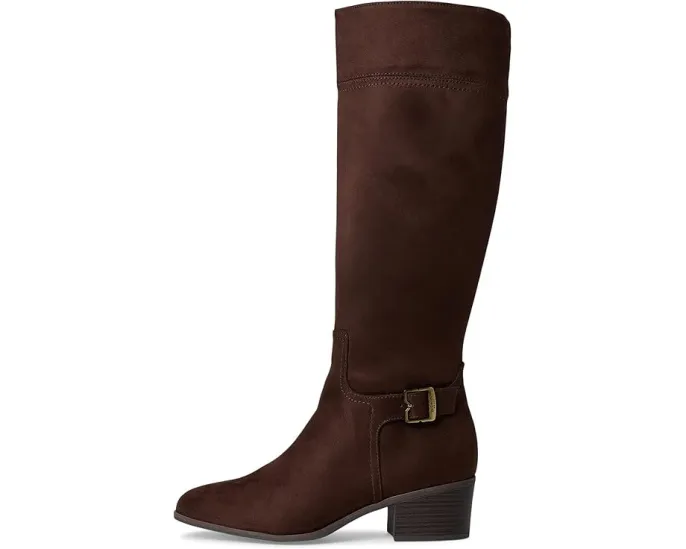 Высокие сапоги Dr. Scholl's Adeline Zip с боковой молнией и декоративной пряжкой