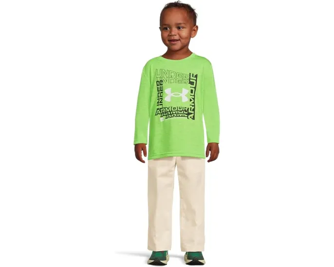 Under Armour Kids Футболка с длинным рукавом Logo Frame Twist Tech