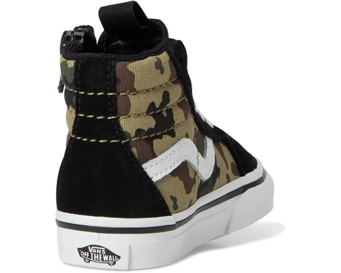 Детские высокие кроссовки Vans Sk8-Hi Reissue Side Zip на молнии