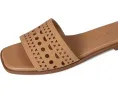Босоножки Brodie от Journee Collection на плоской подошве из кожзаменителя с лазерной перфорацией