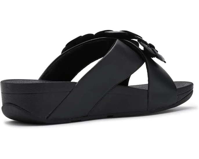 Сланцы FitFlop Lulu Flower Cross с цветочным перекрестным дизайном