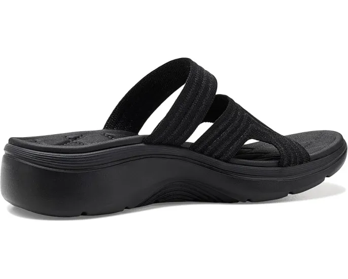 Сандалии Skechers GO WALK Arch Fit 2.0 с блестящим трикотажем