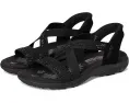 Сандалии Skechers Reggae Slim Summer Sparkle с украшениями из страз и технологией Hands Free Slip Ins