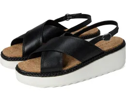 Сандалии Pebina Cross Band Wedge от Lucky Brand с перекрещивающимися ремешками и каблуком-клином