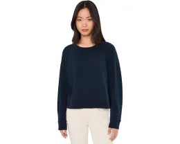 Кроп-свитшот Eileen Fisher из окрашенного в готовом виде велюра