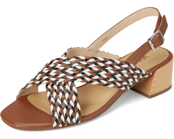 Босоножки Vaneli Cadmus с открытым мысом и ремешком на пряжке