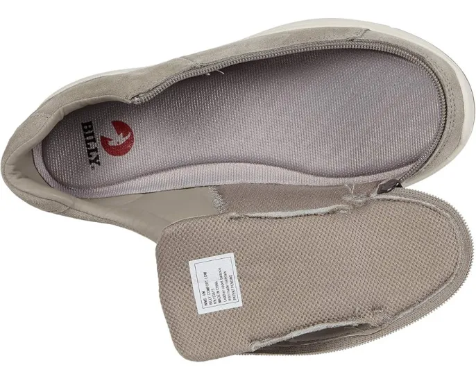 Кроссовки BILLY Footwear Comfort Suede Lo на молнии с верхом из легкой замши