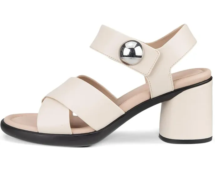 Сандалии ECCO Sculpted 55 Luxe Button с перекрестными ремешками и удобной застежкой на щиколотке