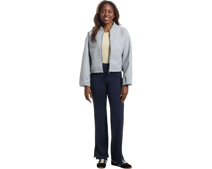 Брюки Moveknit Bonded Pants от TravisMathew с расклешенным низом и высокой талией