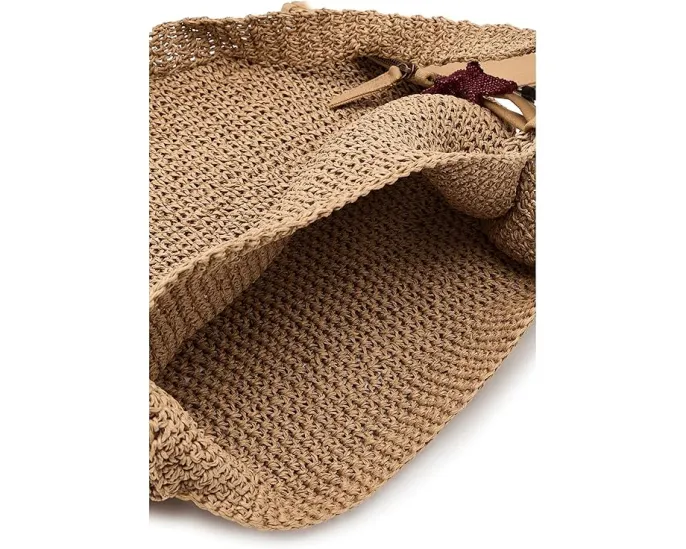 Coastal Crush Straw Tote