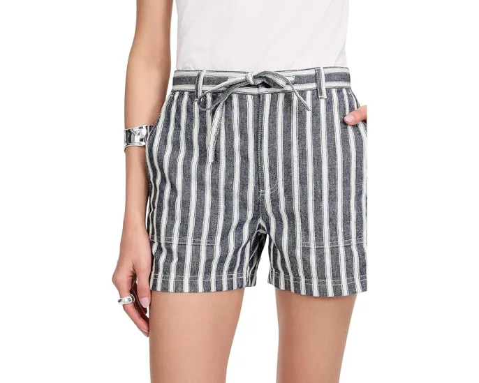 Шорты Utility E Back с полоской из твила и застежкой на пуговицах Madewell