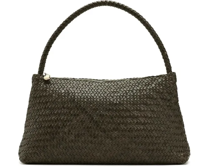 Сумка через плечо Madewell LG Woven Zip Shoulder с ручным плетением