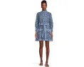 Платье Lilly Pulitzer Drena с воротником стойкой и поясом