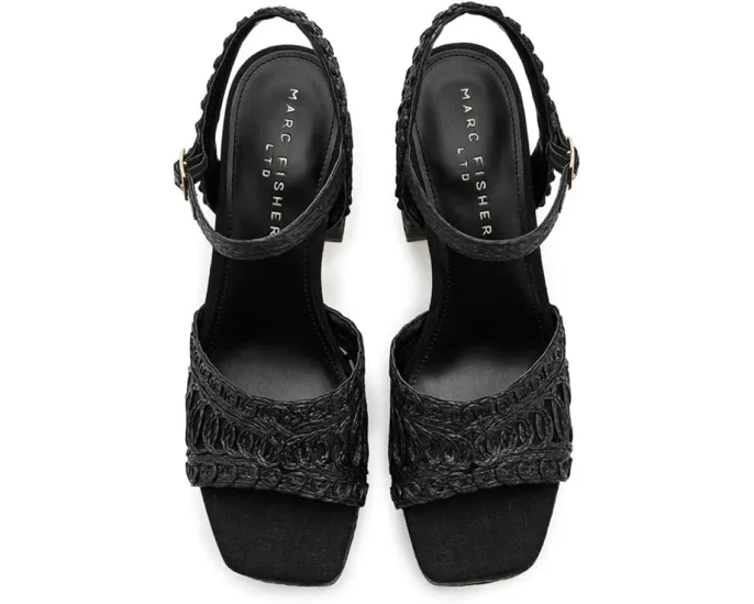 Marc Fisher LTD босоножки Chayse на высоком квадратном каблуке с плетеными деталями