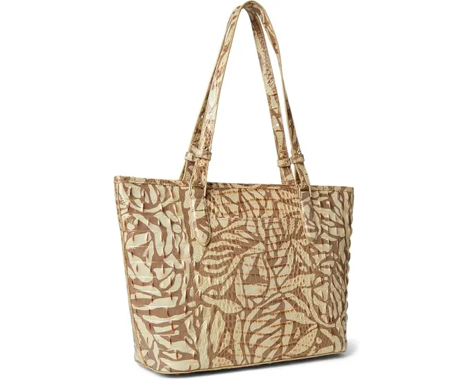 Сумка Brahmin Melbourne Medium Asher из тисненой кожи с защитным основанием