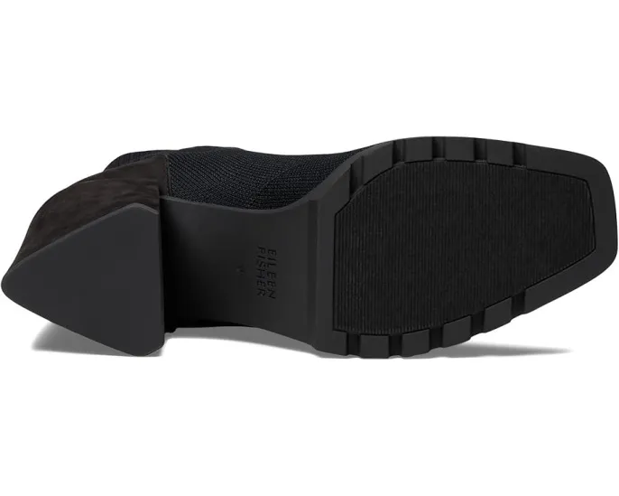 Ботинки Eileen Fisher Spell с квадратным носком и текстильными вставками