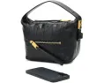 Сумка-хобо AllSaints Vega Panel Grab из кожи с панельным дизайном
