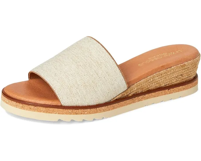 Сандалии Andre Assous Nessie на платформе с плетеным каблуком и миндалевидным носком