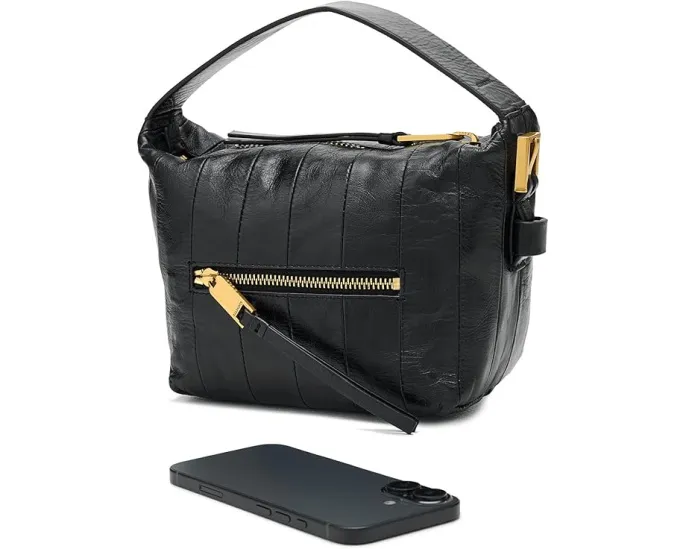 Сумка-хобо AllSaints Vega Panel Grab из кожи с панельным дизайном