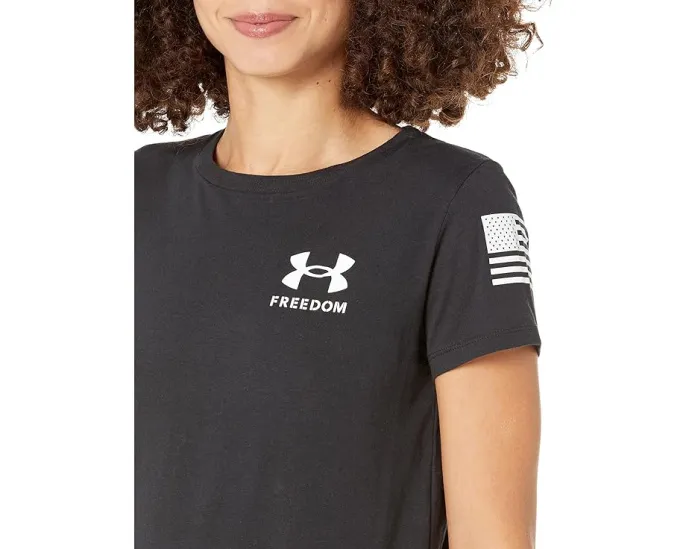 Патриотичная футболка Under Armour New Freedom Flag с принтом и свободным кроем
