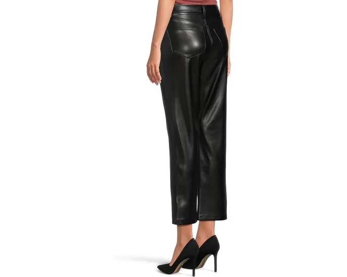 Джинсы Joe's Jeans The Lyra Slim Ankle из веганской кожи