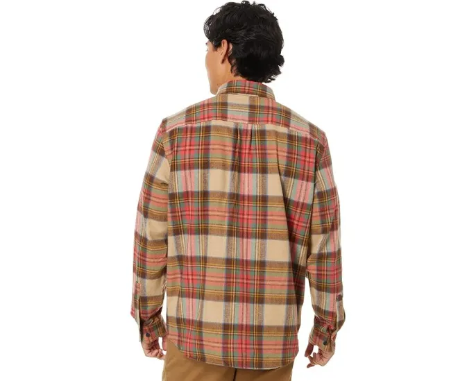 Рубашка L.L.Bean Scotch Plaid Flannel классического кроя из 100% хлопка