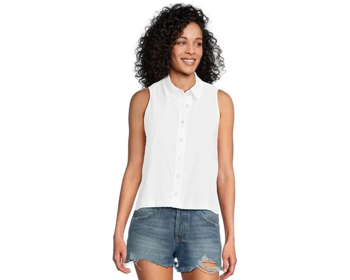 Безрукавка Lilla P на пуговицах из мягкого джерси с вытачками