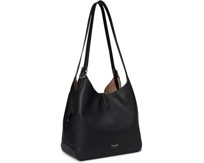 Большая плечевая сумка Kate Spade New York Deco из тисненой кожи