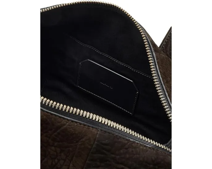 Сумка через плечо AllSaints Ares Grain в стиле дафл из кожи с регулируемым ремнем