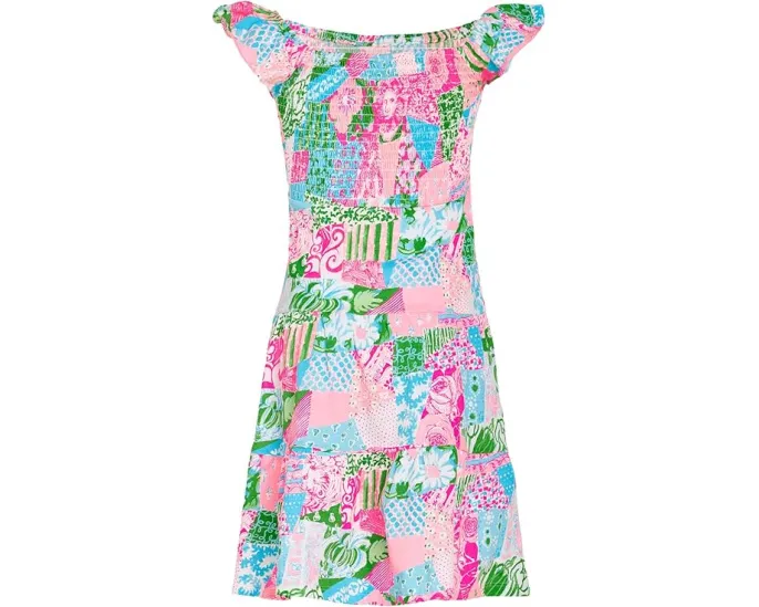 Платье миди Lilly Pulitzer Mini Jilly для девочек с цветочным принтом
