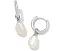 Серьги Kendra Scott Willa Huggie с жемчужной подвеской и стержневой застежкой