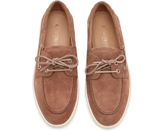 Туфли Thatcher в стиле boat shoe из итальянской замши La Canadienne