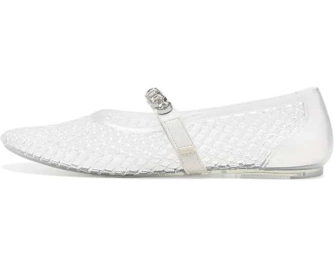 Желейные балетки Jazzy от Kenneth Cole New York с ремешком и стразами