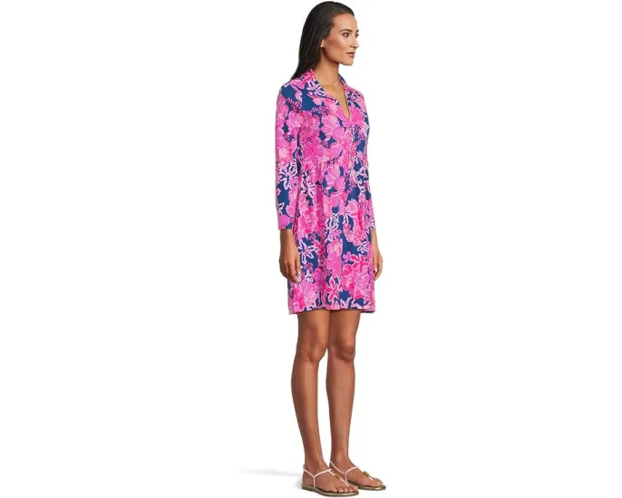 Платье Saralyn с отложным воротником и рукавами три четверти от Lilly Pulitzer