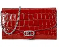 Сумка-кроссбоди Lauren Ralph Lauren Medium Adair с тиснением под крокодила и цепным ремнем
