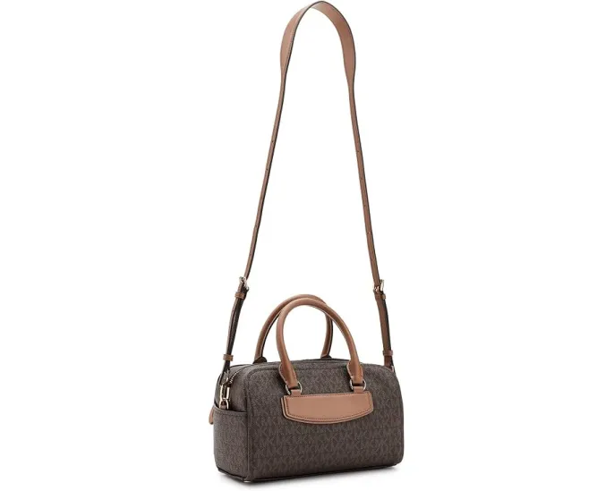 Сумка MICHAEL Michael Kors Jet Set Travel Extra Small Duffle через плечо с принтом лого