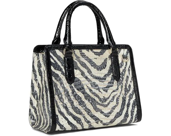 Сумка Brahmin Cami среднего размера с квадратной формой и карманами