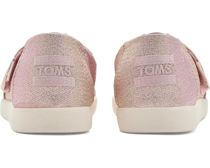 Детские кеды Alpargata TOMS с розовым принтом