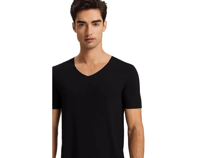 Футболка Hanro Clean Cut с V-образным вырезом без швов