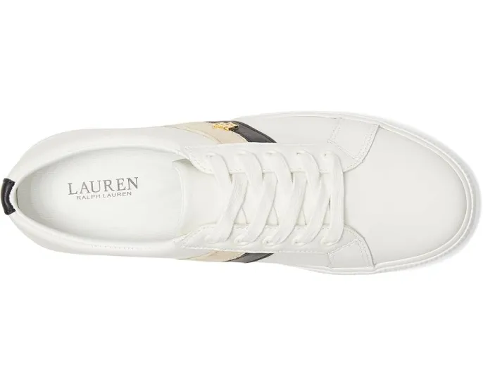 Кроссовки Lauren Ralph Lauren Janson II из кожи с цветными вставками