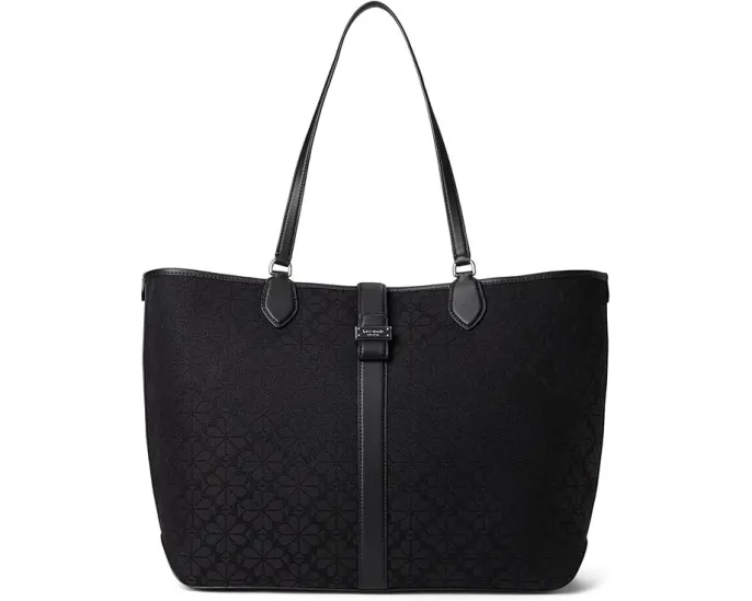 Kate Spade New York большая сумка тоут Spade Flower Jacquard с открытым верхом