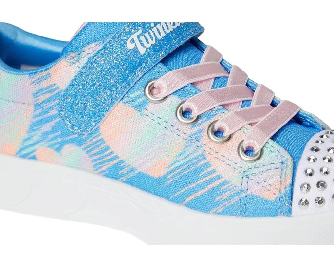 SKECHERS KIDS Heart Steps подсвечивающиеся туфли с сердечками и стразами