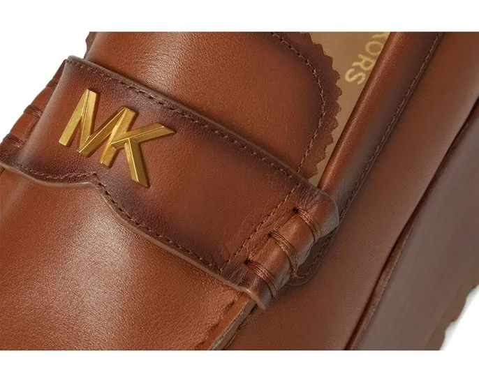 Лоферы MICHAEL Michael Kors Indy на платформе с кожаным каблуком