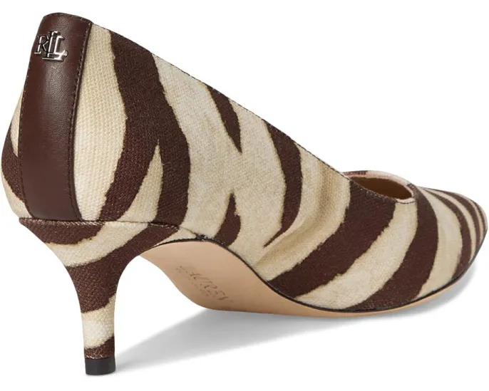 Лодочки Lauren Ralph Lauren Adrienne с принтом зебры