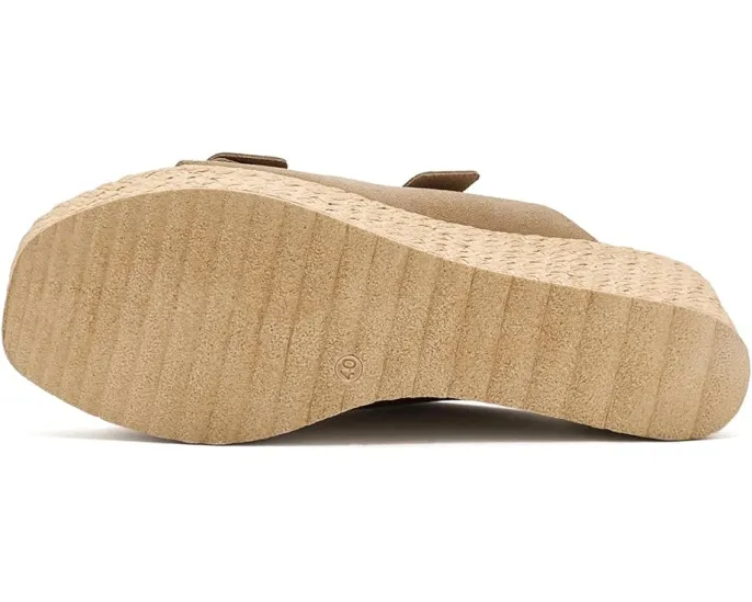 Босоножки Eric Michael Focus на танкетке с регулируемыми ремешками