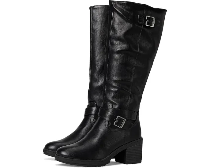 Высокие сапоги Dr. Scholl's Prairie Zip на молнии с ремешком и устойчивым каблуком