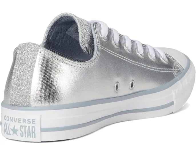 Converse Кроссовки Chuck Taylor All Star Sparkle с блестками и металлическим канвасом